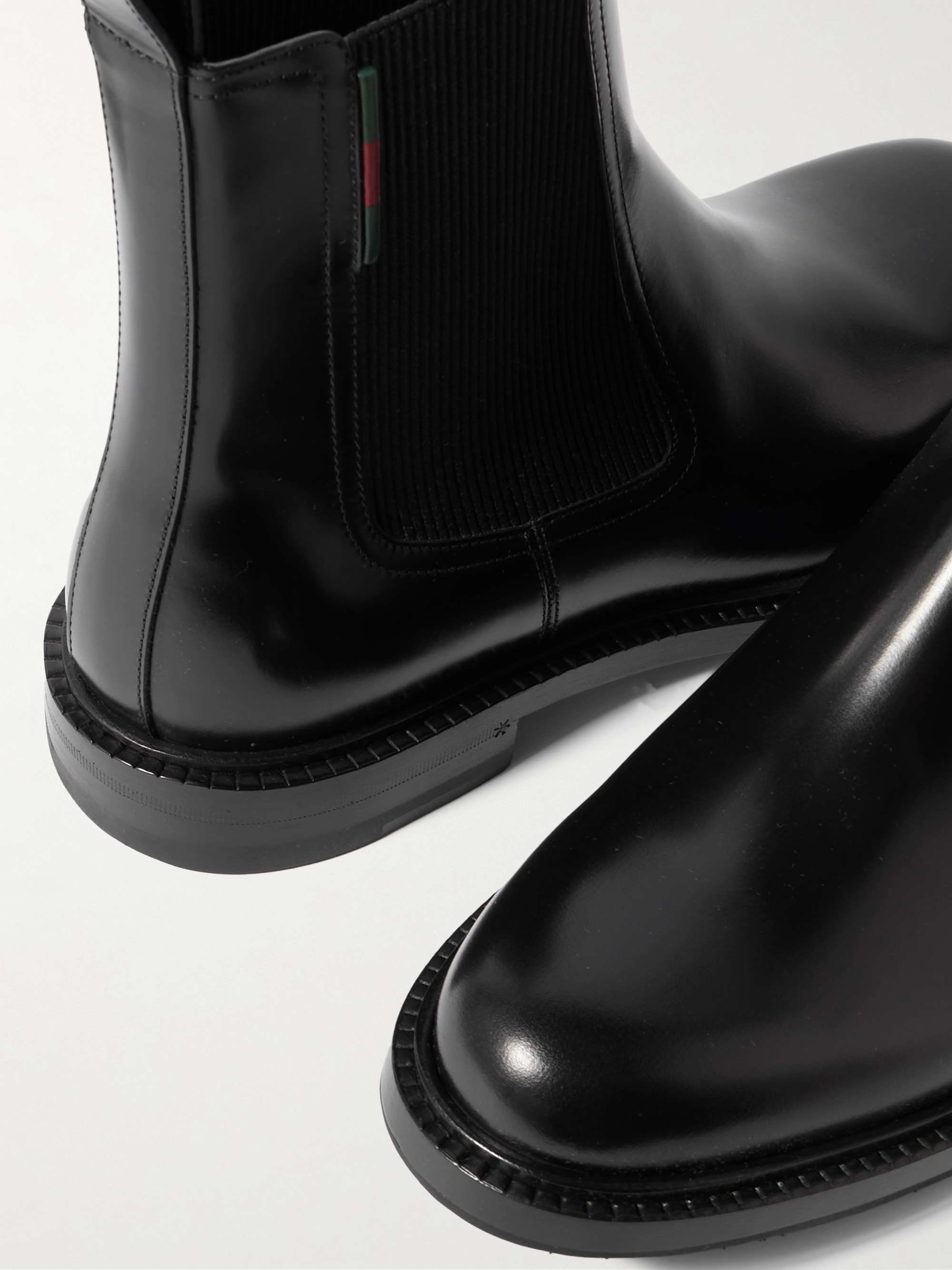 GUCCI William Leather Chealsea Boots for Men | MR PORTER GUCCI William Leather Chealsea Boots for Men | MR PORTER