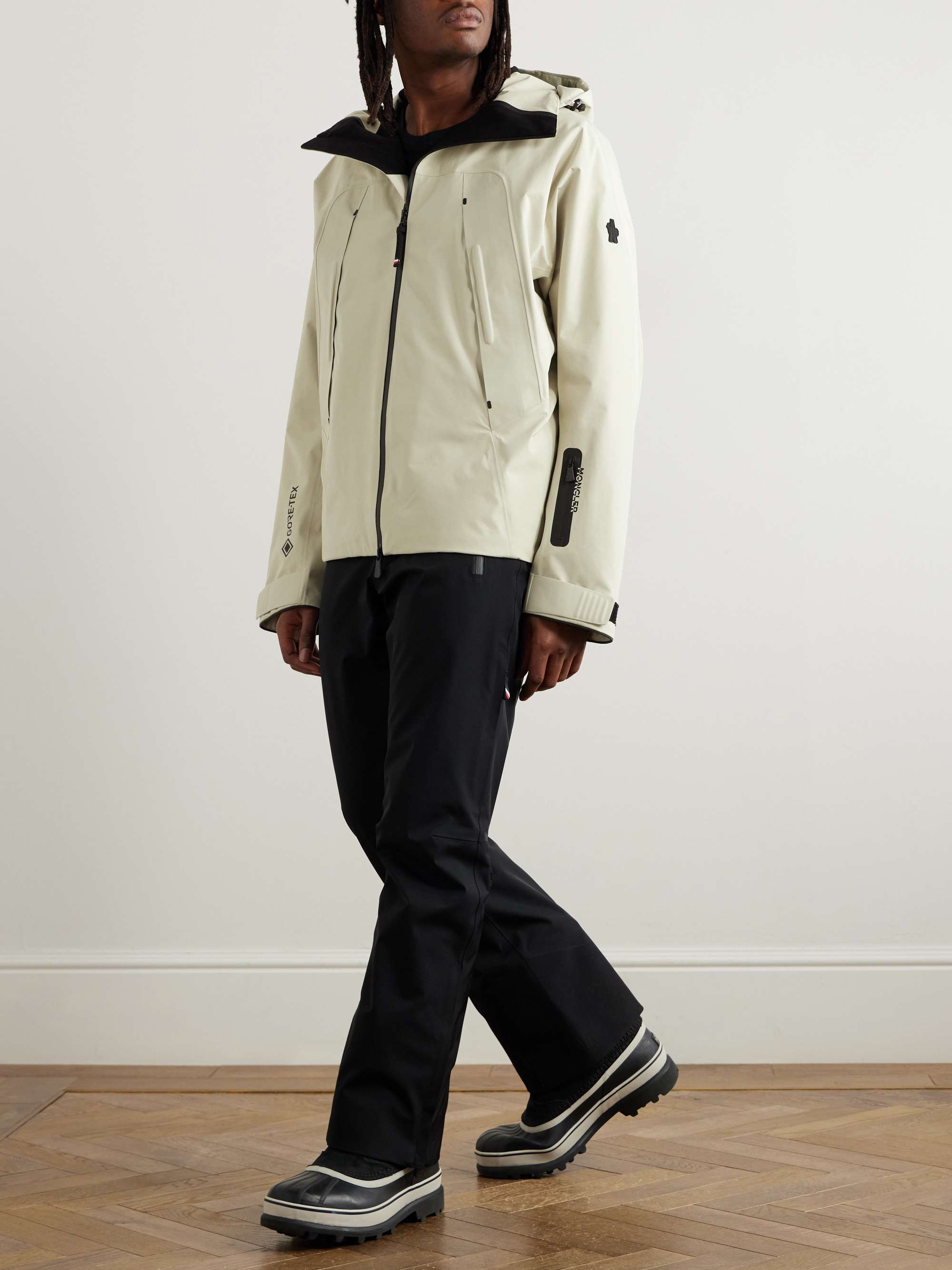 MONCLER GRENOBLE Lapaz Logo-Appliquéd GORE-TEX Hooded Ski MONCLER GRENOBLE Lapaz Logo-Appliquéd GORE-TEX Hooded Ski