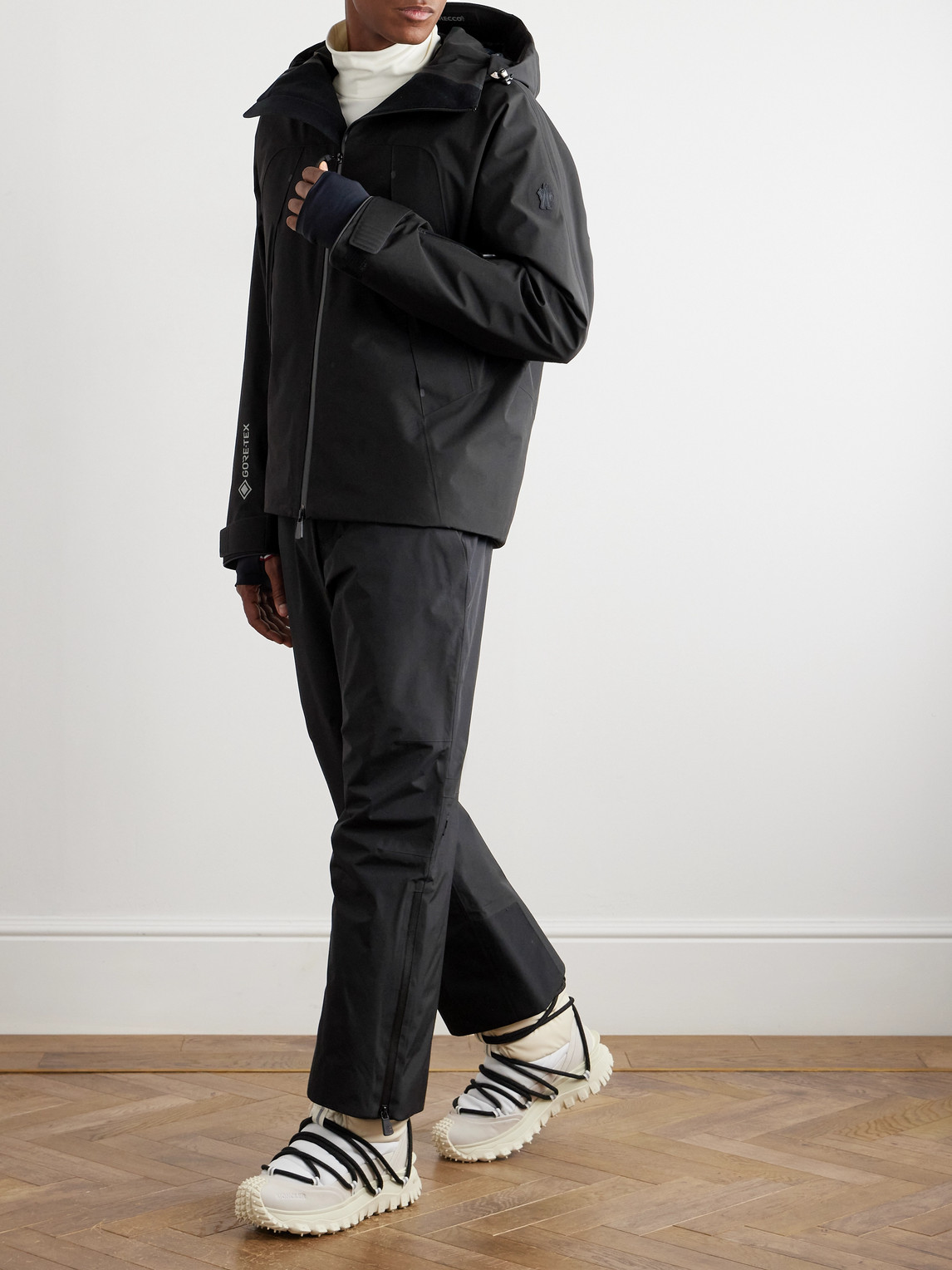 Grenoble - Straight-Leg Logo-Print Padded Ski Salopettes