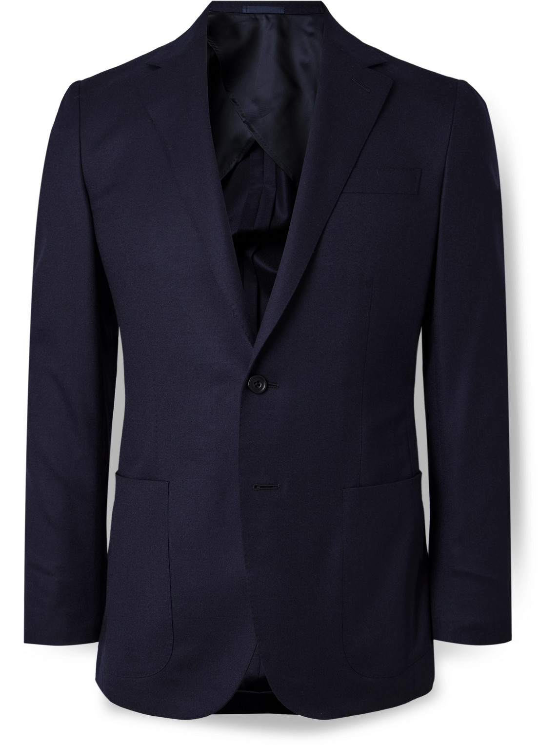 Kingsman Slim-fit Wool Blazer In Blue