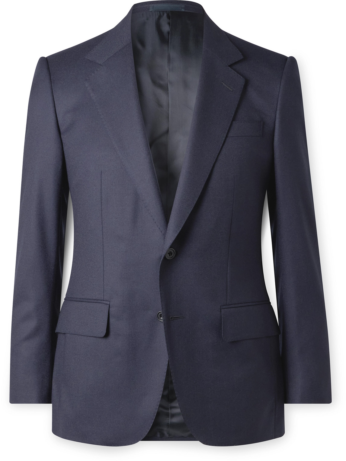 Kingsman Wool-flannel Blazer In Blue