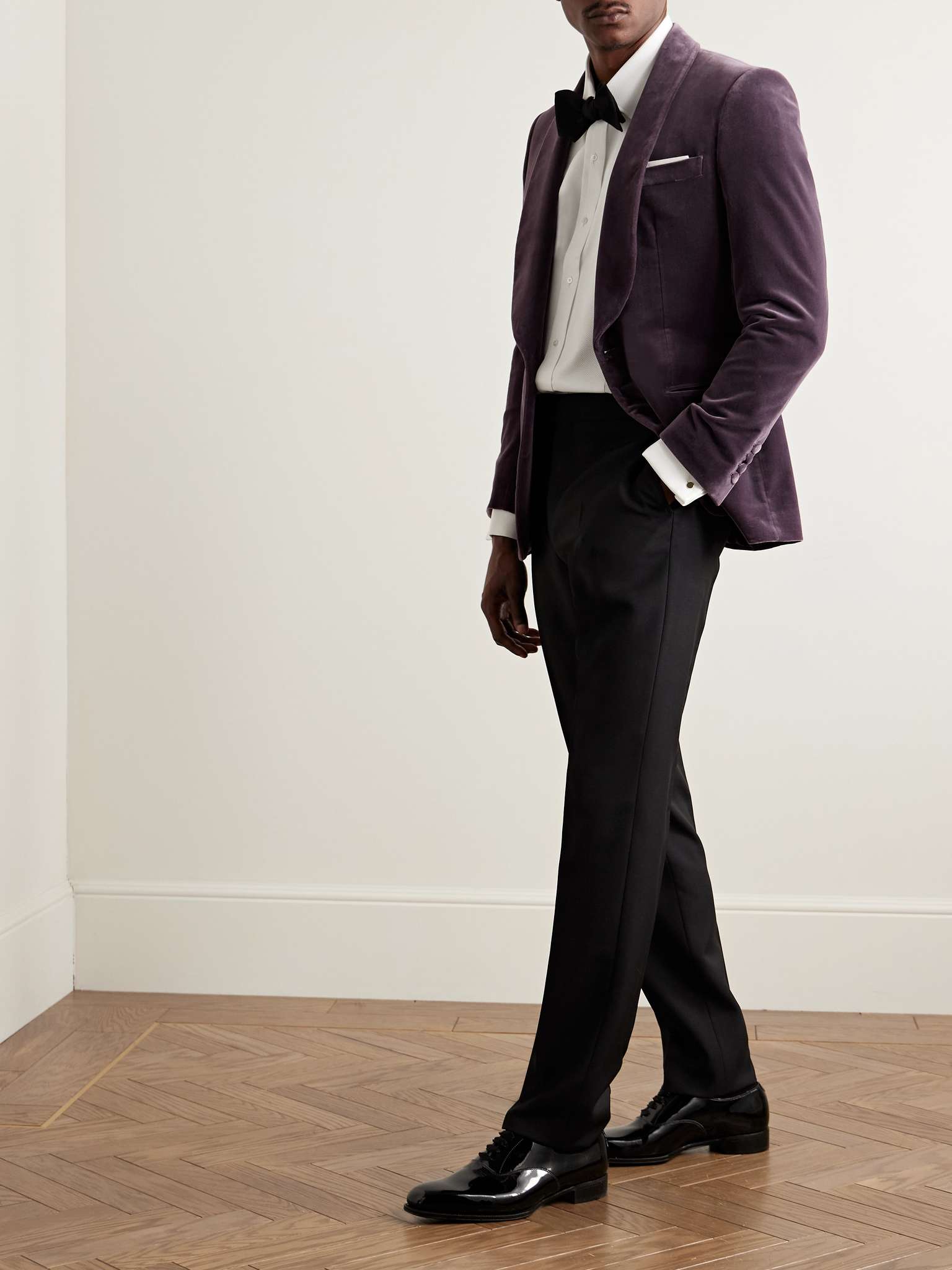 Kingsman Collection - Shawl Collar Slim Fit Tuxedo 2 Piece 1 Button in Blue main image 1