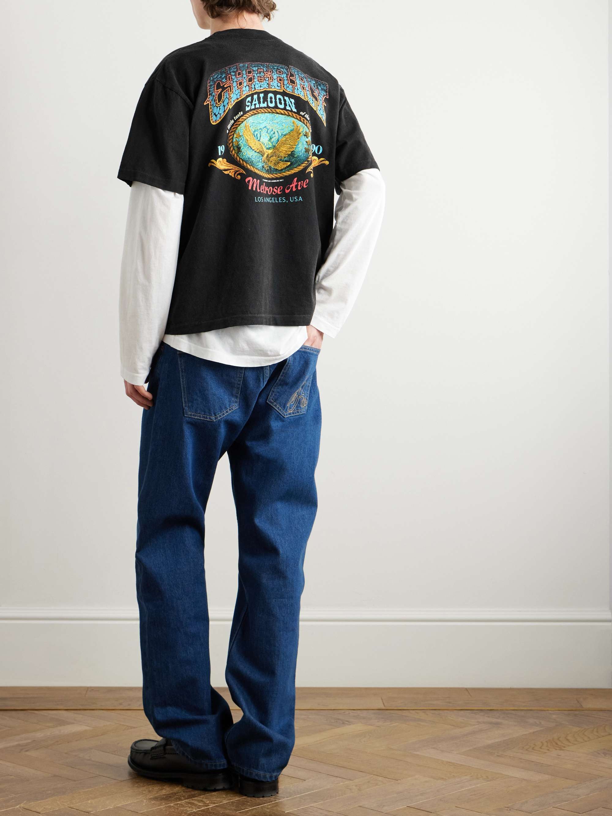 CHERRY LOS ANGELES Logo-Print Cotton-Jersey T-Shirt for Men