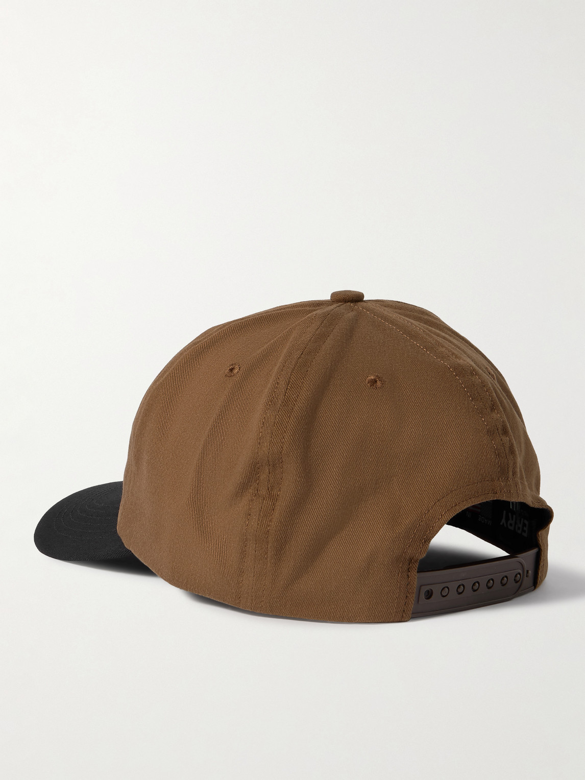 CHERRY LOS ANGELES WINGS LOGO-EMBROIDERED COTTON-TWILL BASEBALL CAP 