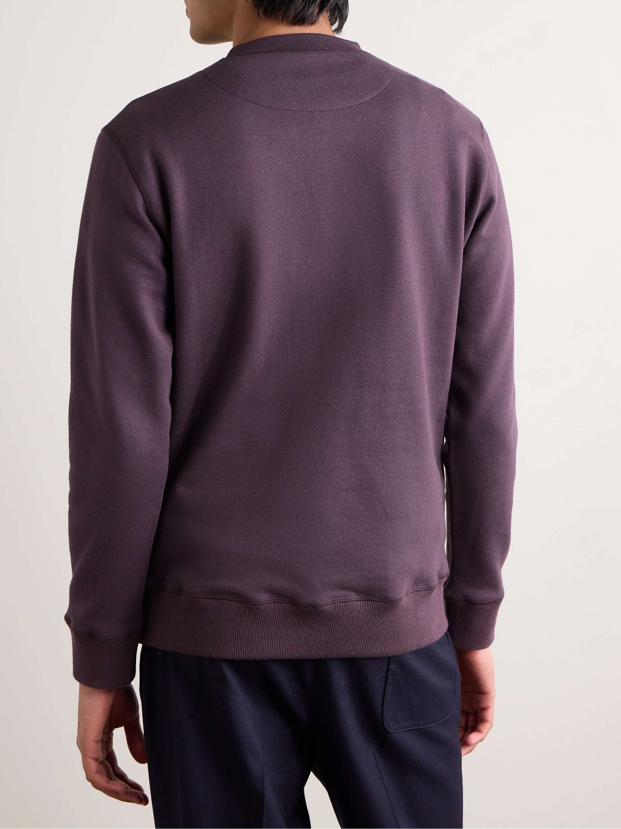 KINGSMAN Cotton and Cashmere-Blend Jersey Sweatshirt