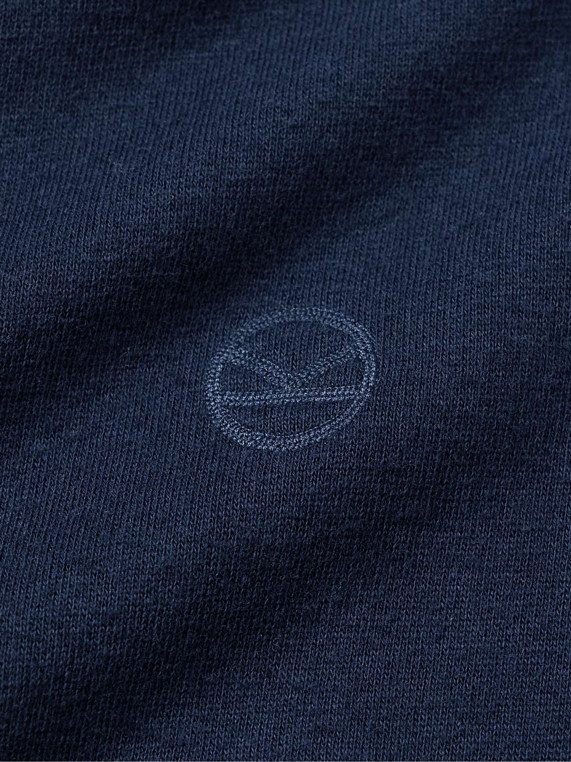 KINGSMAN Cotton and Cashmere-Blend Zip-Up Hoodie