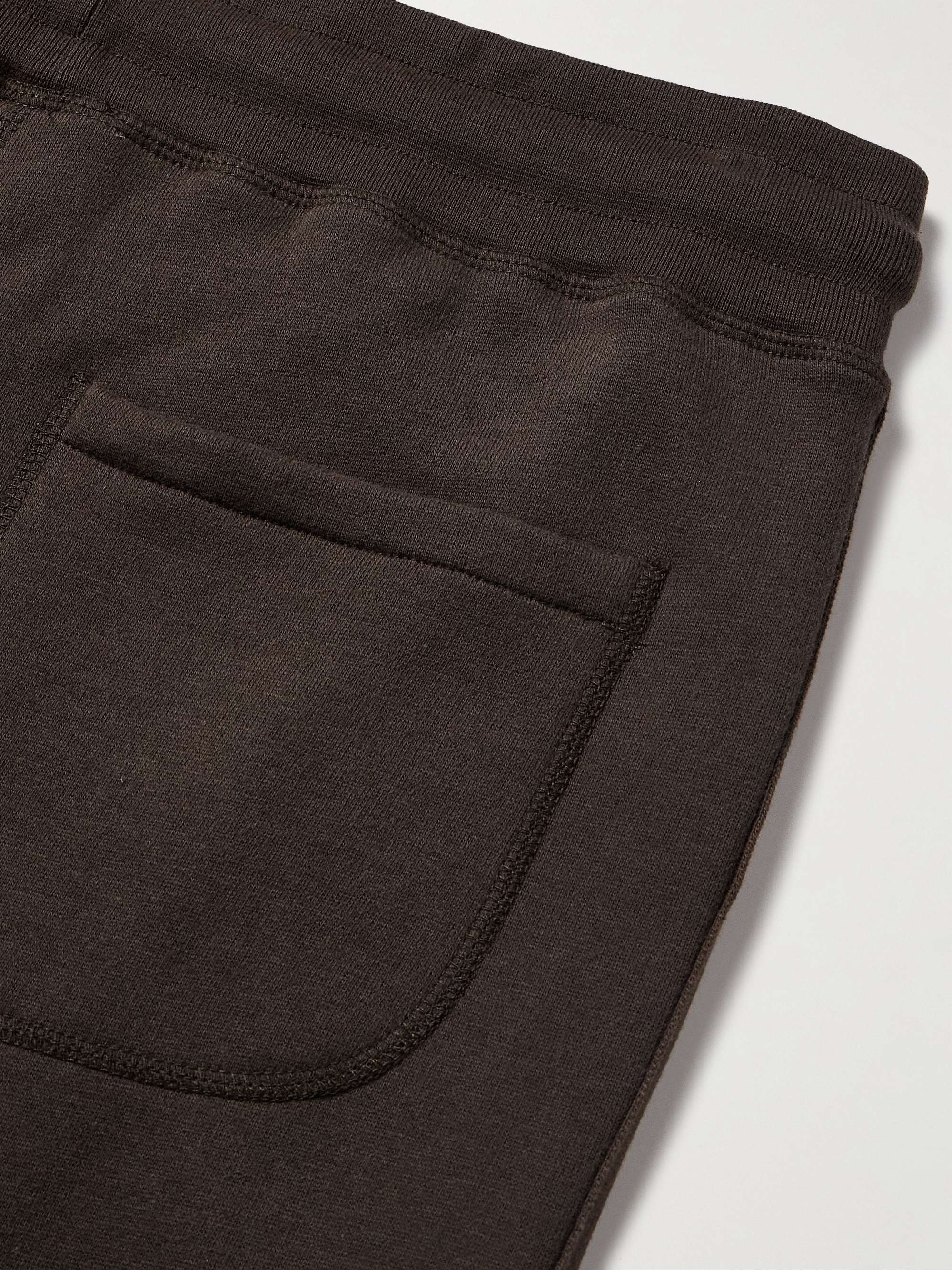 KINGSMAN Tapered Cotton and Cashmere-Blend Jersey Sweatpants