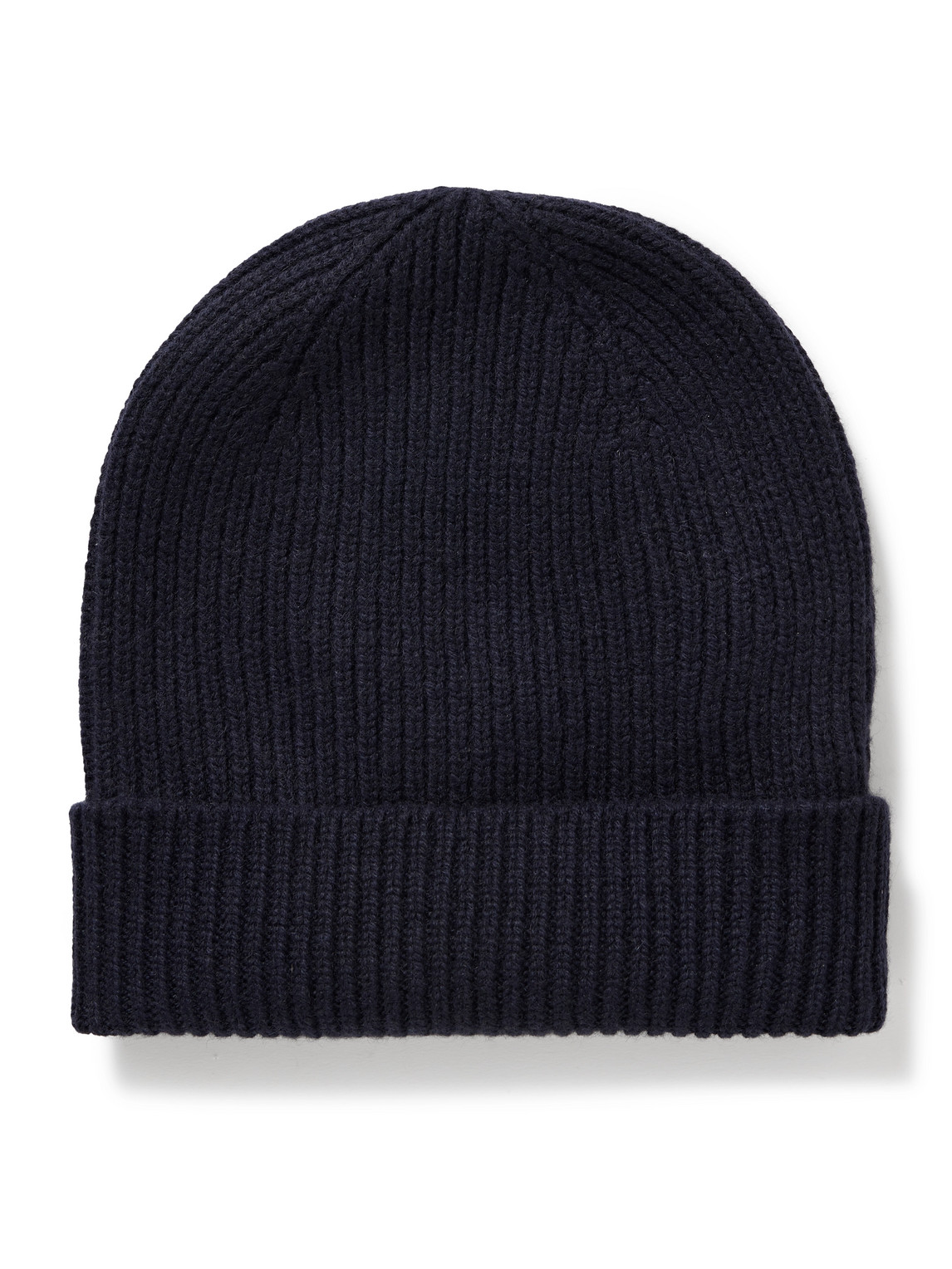 Ribbed Cashmere Beanie
