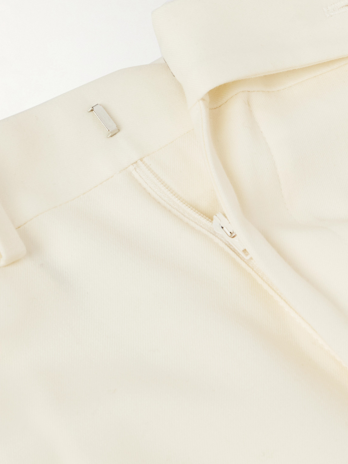 Ralph Lauren Gregory Straight-leg Pleated Wool-twill Trousers In Neutrals
