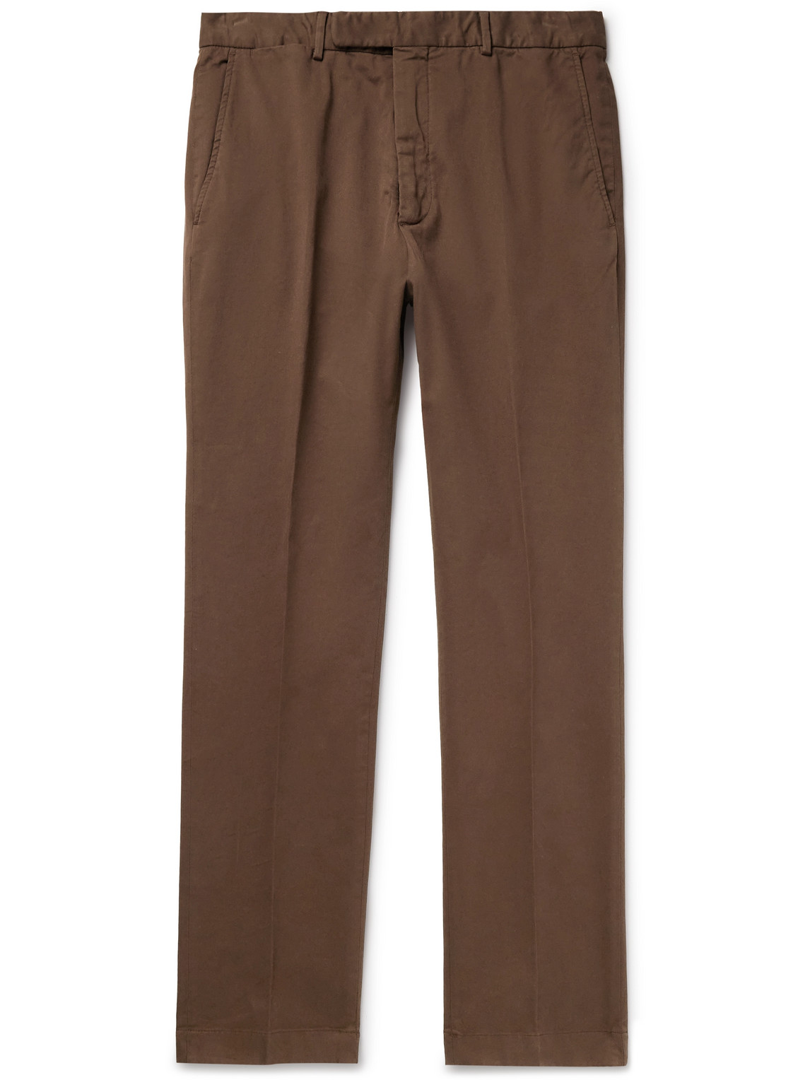 RALPH LAUREN EATON SLIM-FIT STRAIGHT-LEG GARMENT-DYED STRETCH-COTTON TWILL CHINOS