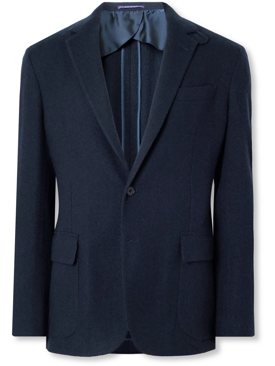 Basketweave Cashmere Blazer