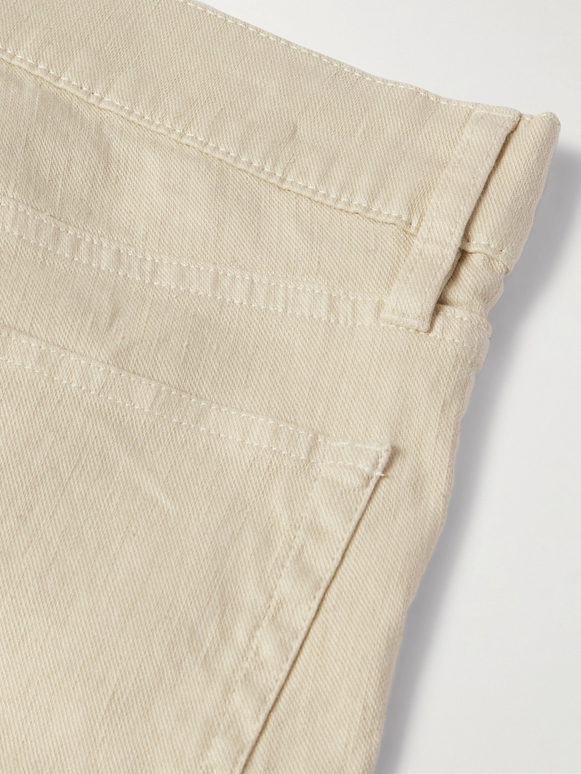 Ralph Lauren Slim-leg Twill Trousers In Neutrals