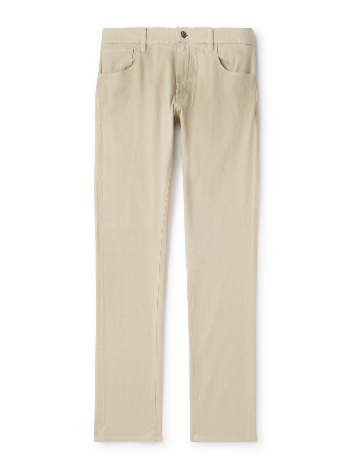 Ralph Lauren Slim-leg Twill Trousers In Neutrals