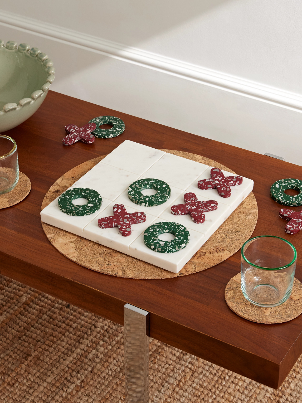 Pietra Stone and Marble Naughts and Crosses Set — 2