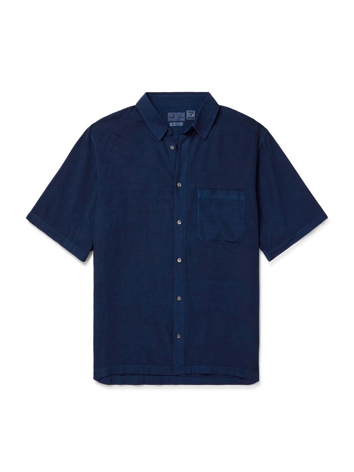 Blue Blue Japan Indigo-dyed Tencel™lyocell-blend Gauze Shirt