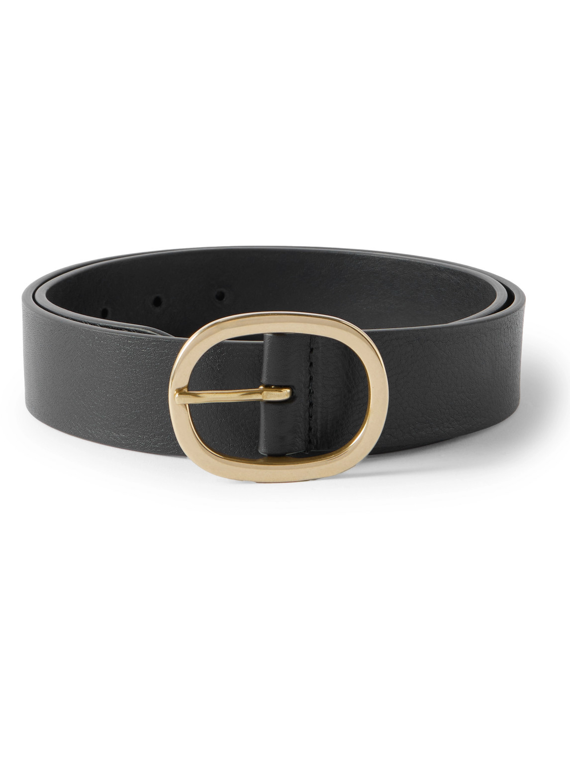 Anderson's 3.5cm Leather Belt In Black