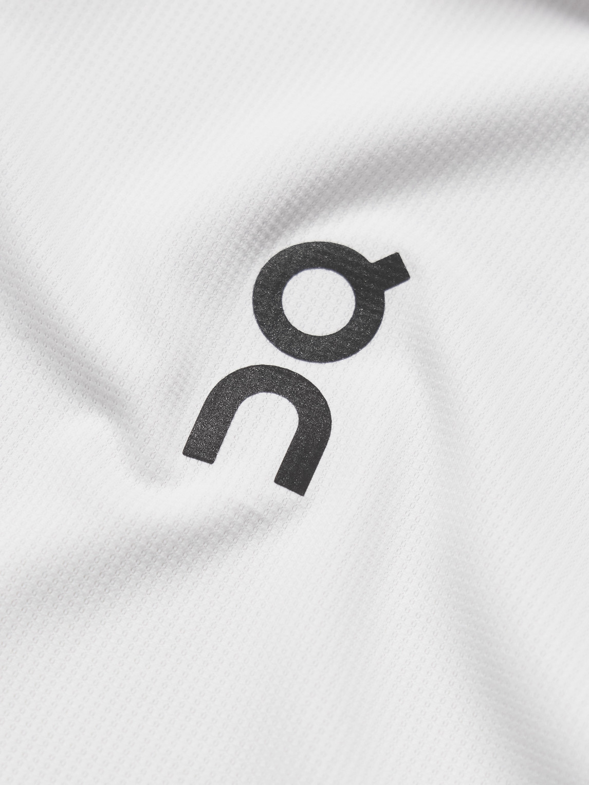 On Court Stretch Recycled-jersey T-shirt In White
