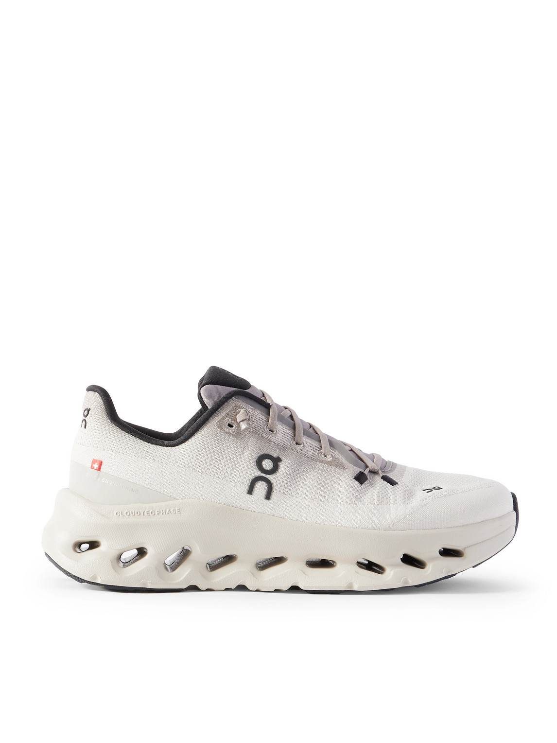 On Cloudtilt Stretch-knit Sneakers In Neutrals