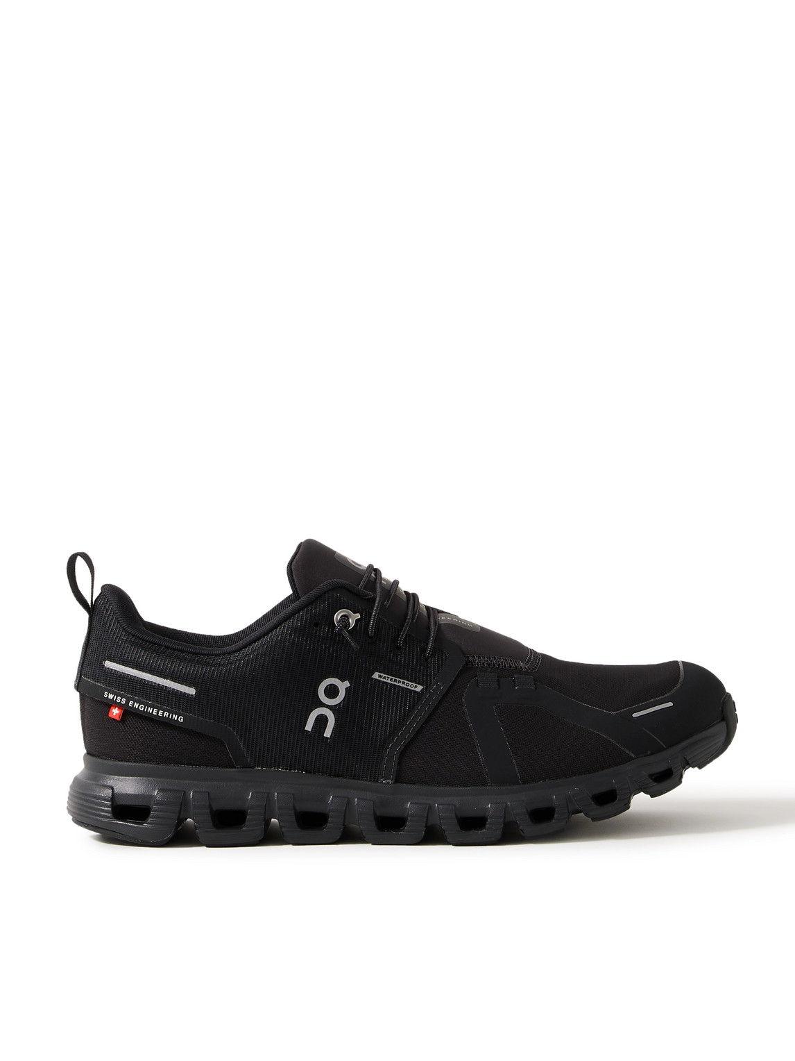 Cloud 6 WP Rubber-Trimmed Stretch-Knit Slip-On Sneakers
