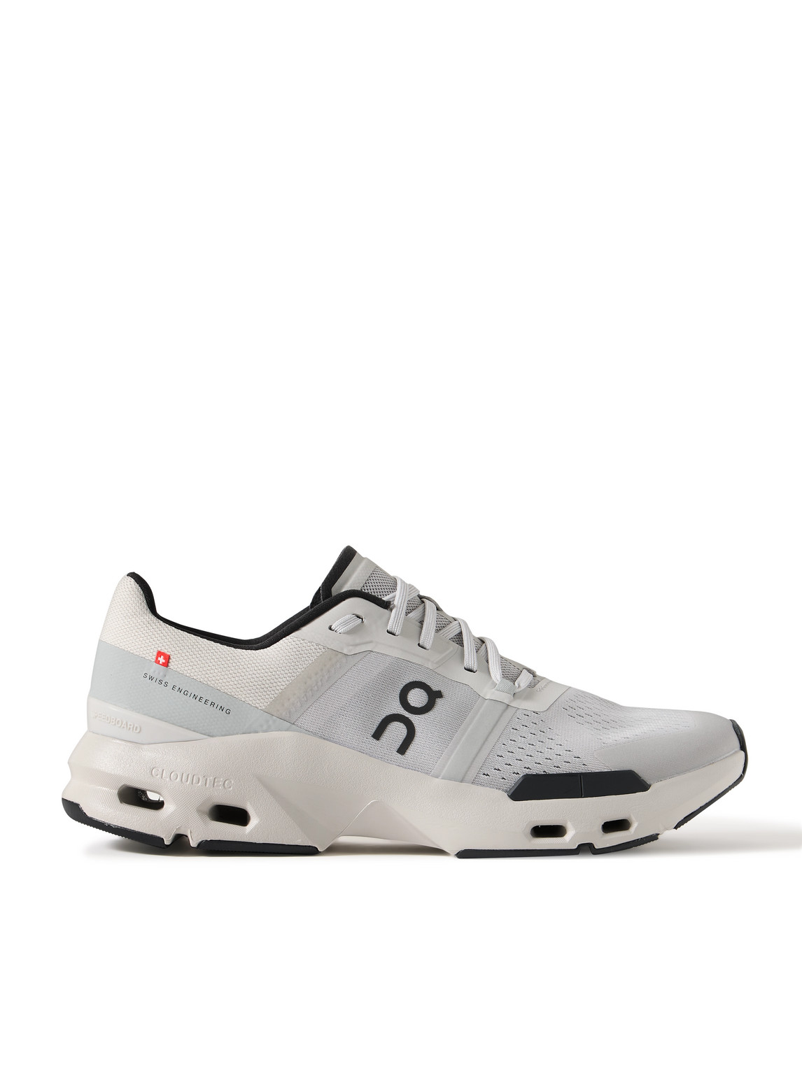 On Cloudpulse Rubber-trimmed Mesh Sneakers In Gray
