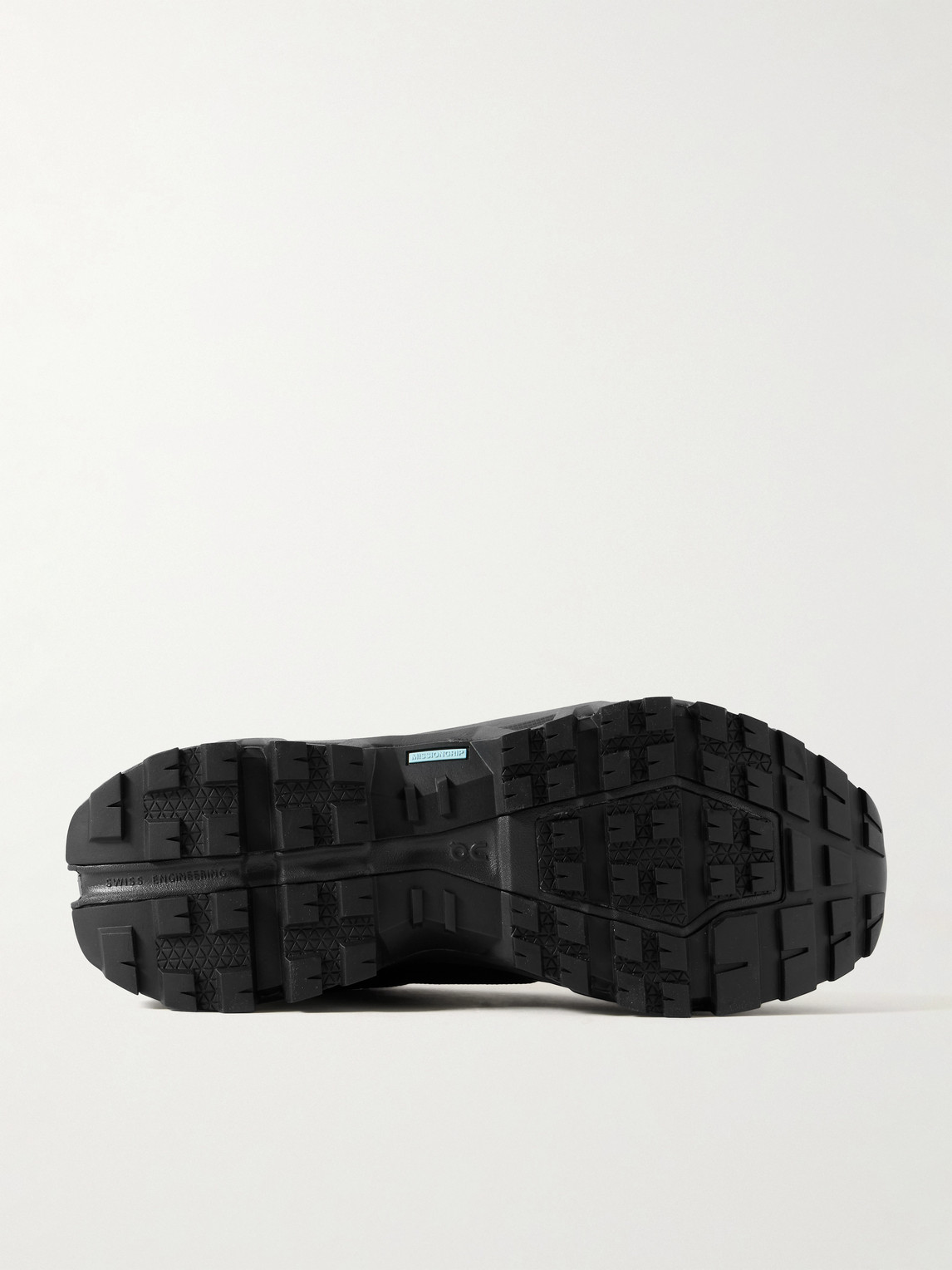 On Cloudrock Rubber-trimmed Mesh Trail Sneakers In Black