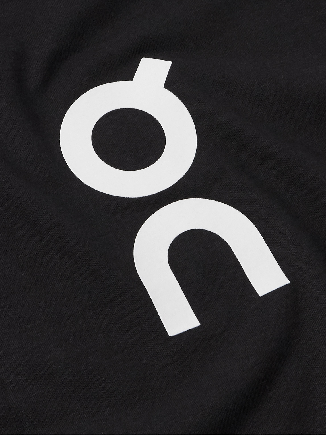 On Club Logo-print Cott-jersey T-shirt In Black