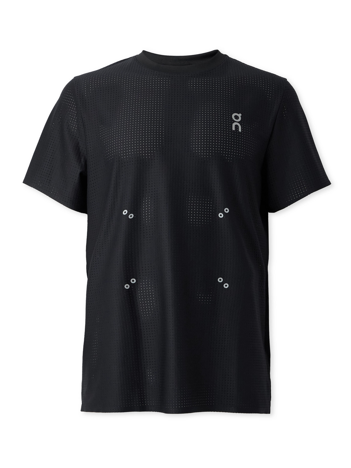 Pace-T Logo-Print CleanCloud® Mesh T-Shirt