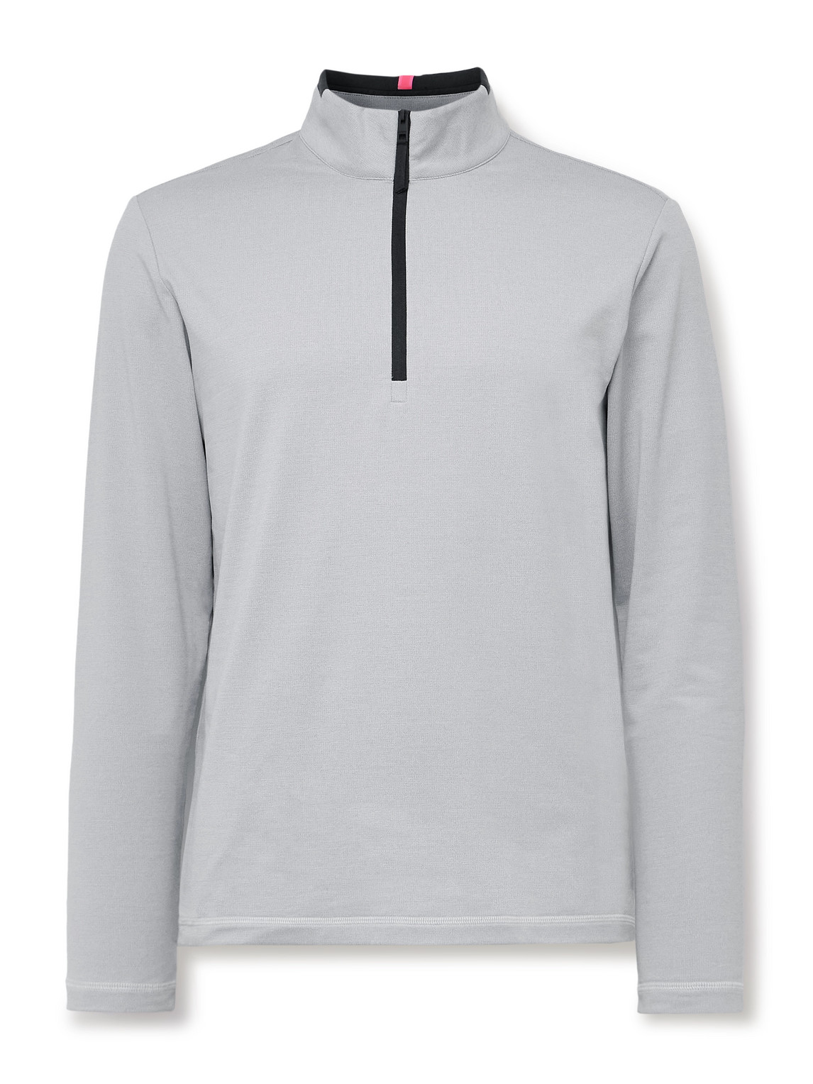 Brushed Tech-Jersey Half-Zip Golf Top