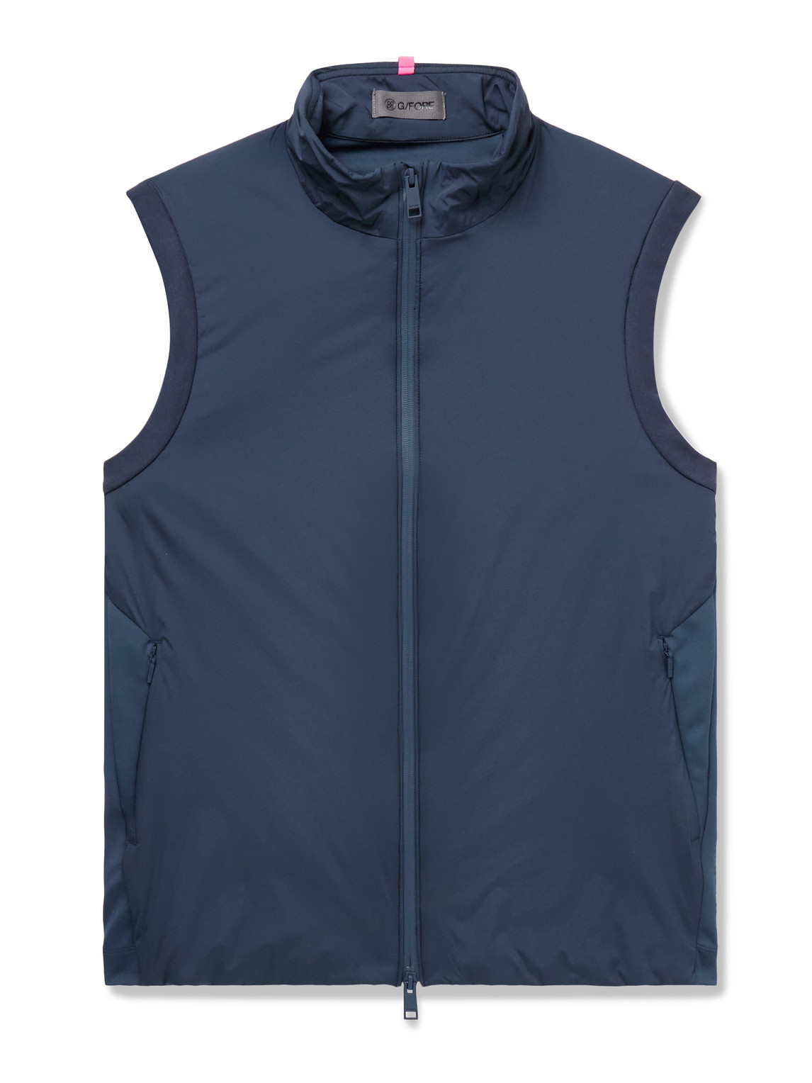The Maverick Hybrid Stretch Recycled-Nylon and Jersey Gilet