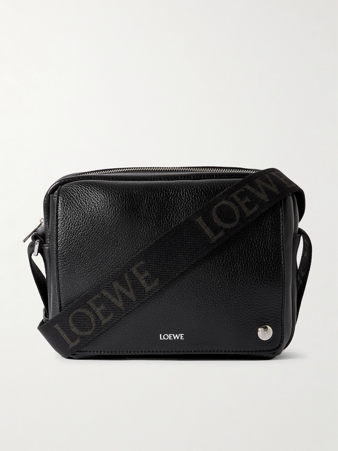 Loewe Pebble XS Full-Grain Leather Messenger Bag - Men