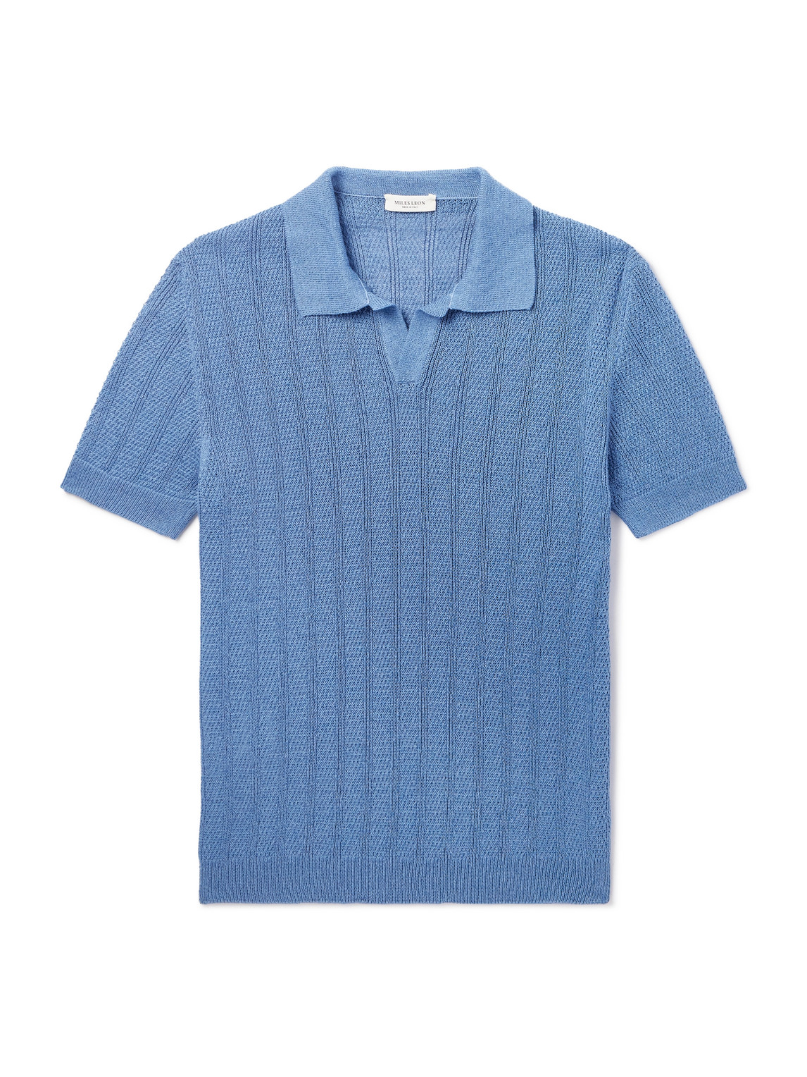 Fabien Linen and Cotton-Blend Polo Shirt