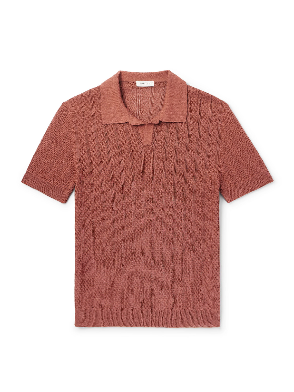 Fabien Linen and Cotton-Blend Polo Shirt