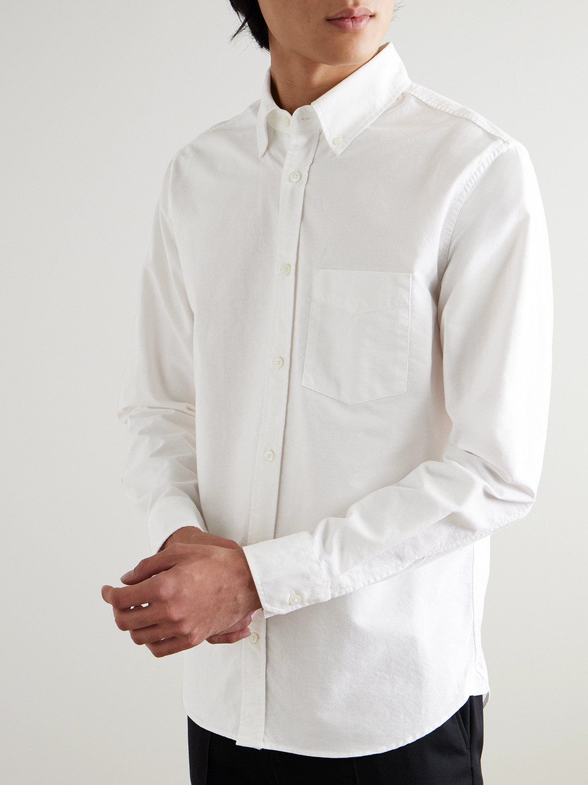 Mr P. - Button-Down Collar Organic Cotton Oxford Shirt