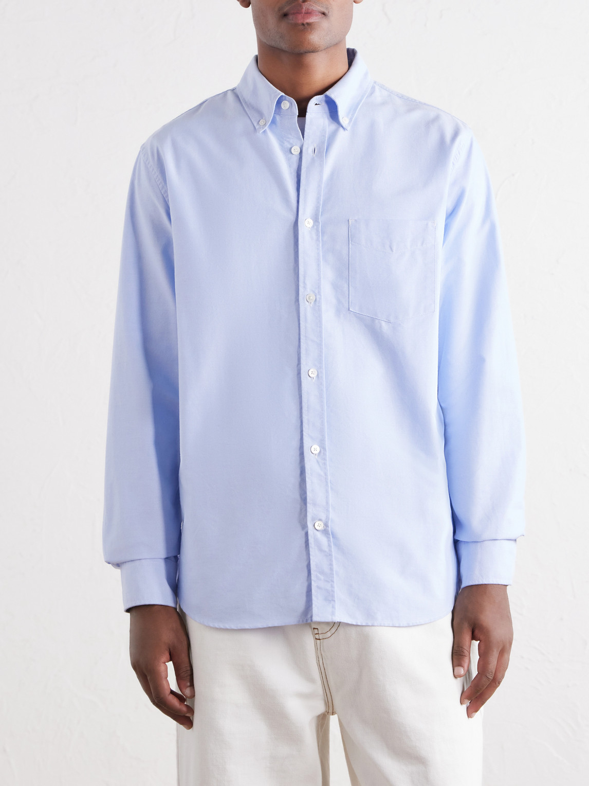 Mr P. - Button-Down Collar Organic Cotton Oxford Shirt