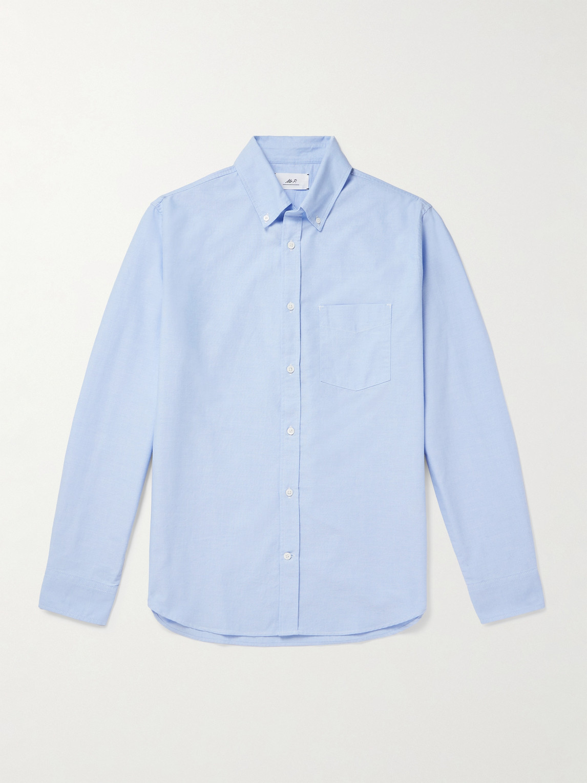 MR P. Button-Down Collar Organic Cotton Oxford Shirt - Men