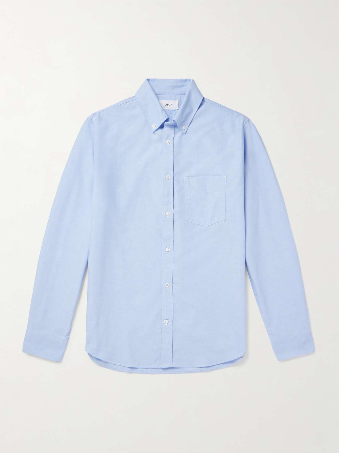 Button-Down Collar Organic Cotton Oxford Shirt