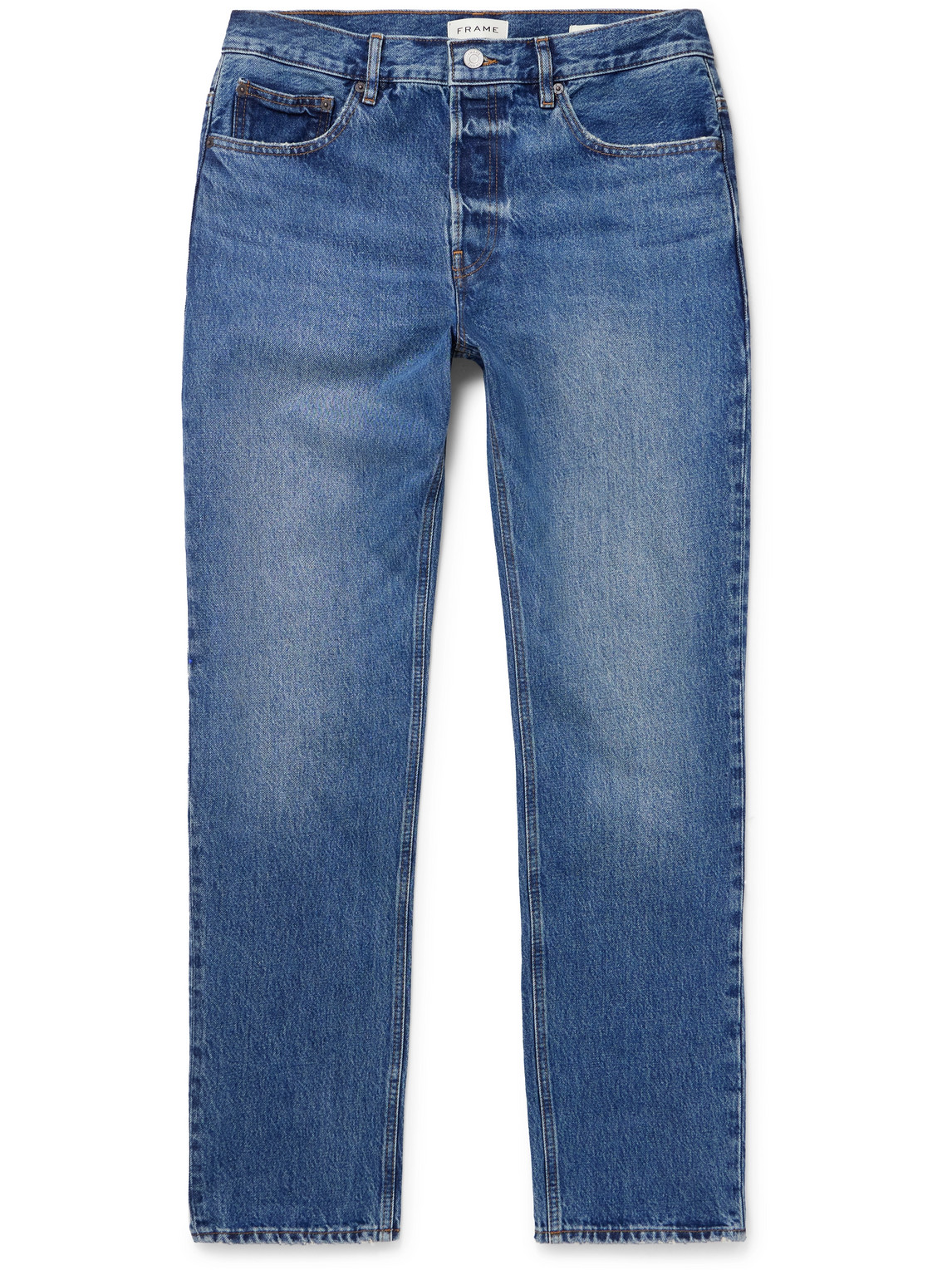 Frame The Straight Jeans In Blue