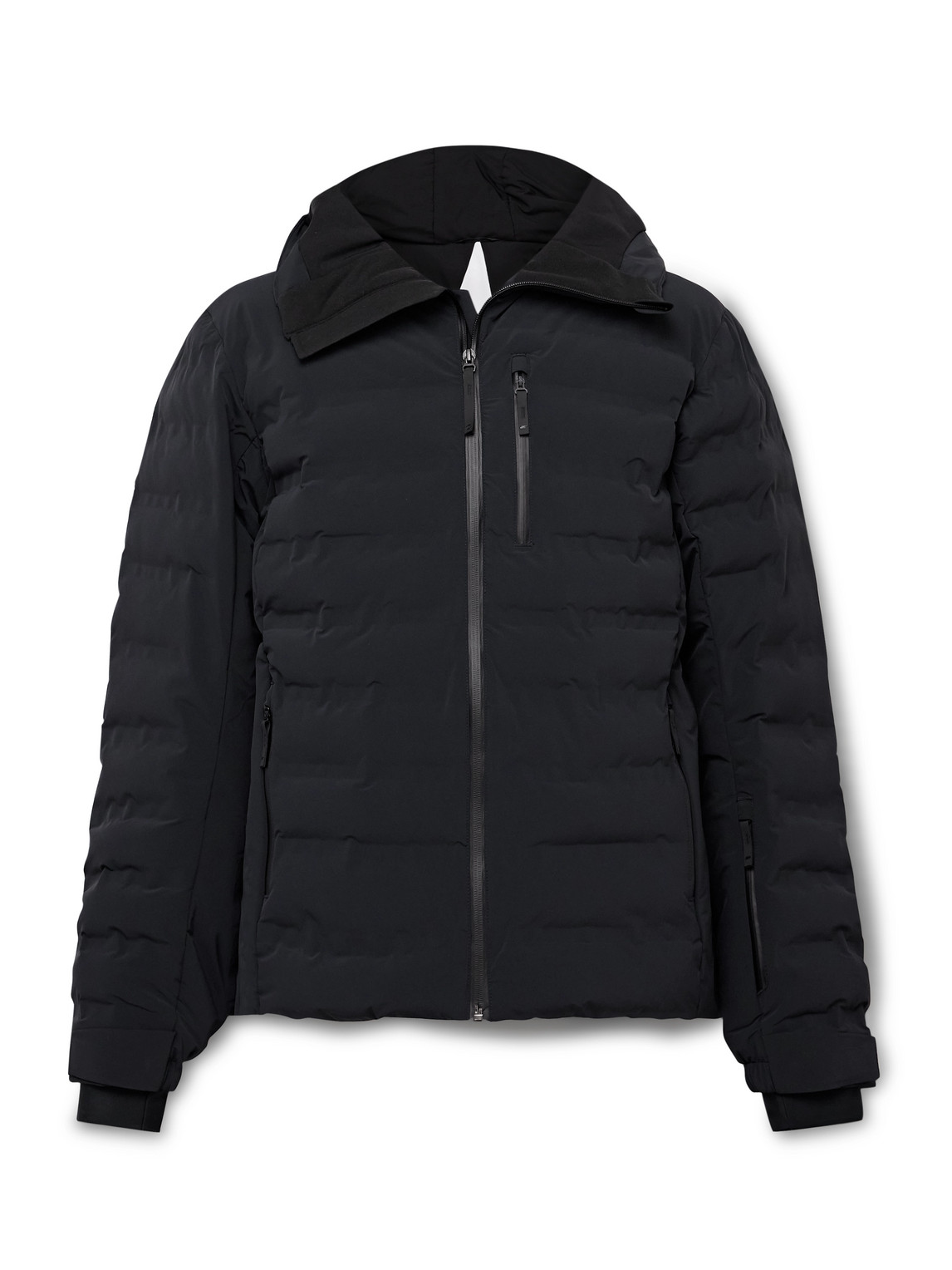 Pyramid Quilted Hooded Ski Jacket