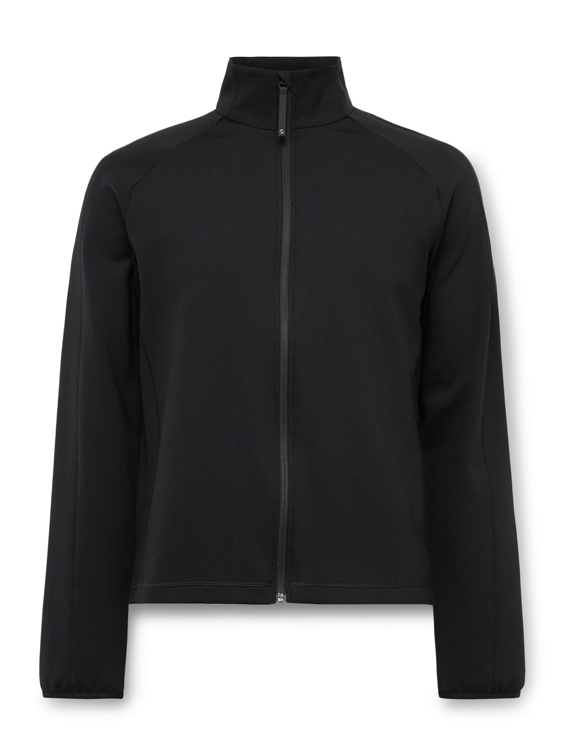 Aztech Mountain Ajax Slim-fit Stretch-jersey Zip-up Ski Base Layer In Black