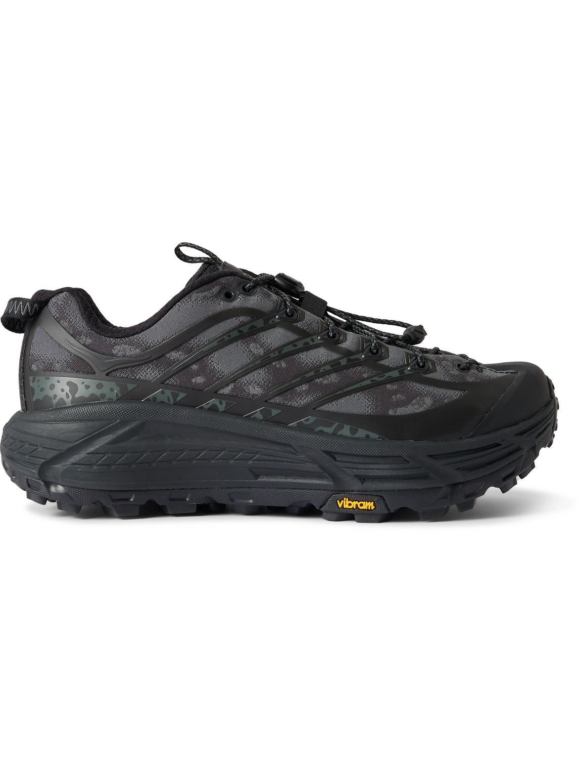 Hoka Mafate Speed 2 Rubber And Mesh Running Sneakers In Black