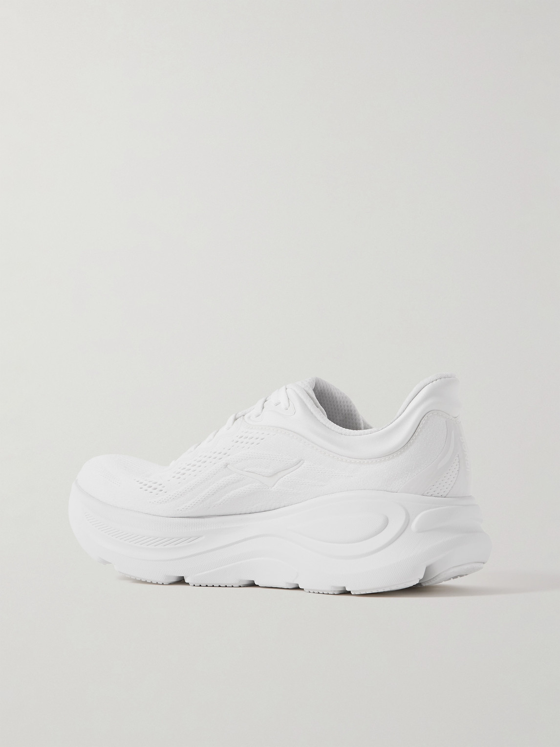 Hoka M Bondi 9 Synthetic Fabric Sneakers In White