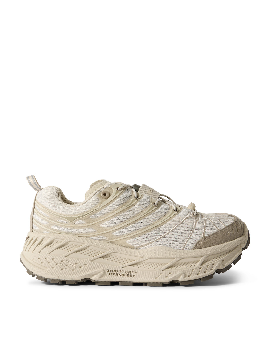 Hoka Stinson Evo Og Rubber-trimmed Mesh Trail Running Sneakers In Neutral