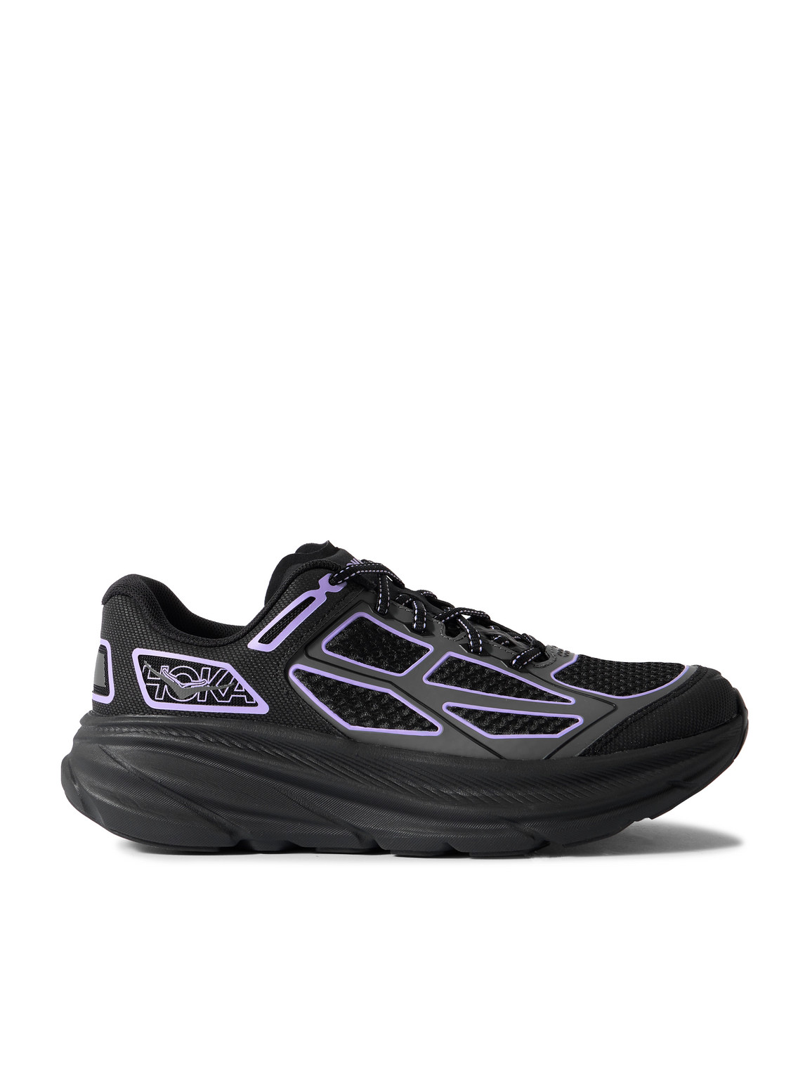 Clifton One9 Rubber-Trimmed Mesh Sneakers