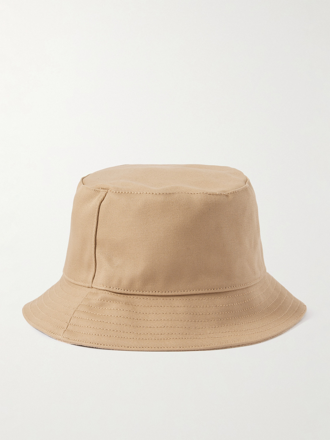 Missoni Logo-appliquéd Cotton-twill Bucket Hat In Brown