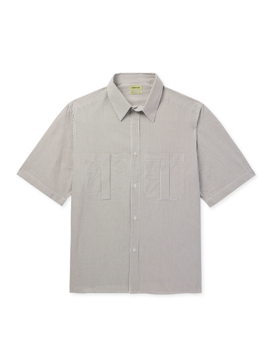 Painter's Oversized Striped Cotton-Poplin Shirt