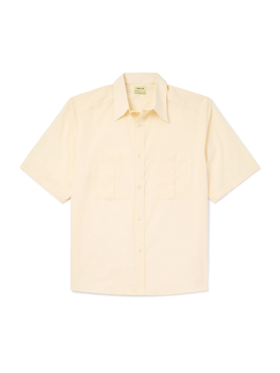 De Bonne Facture Cotton-voile Shirt In Neutrals