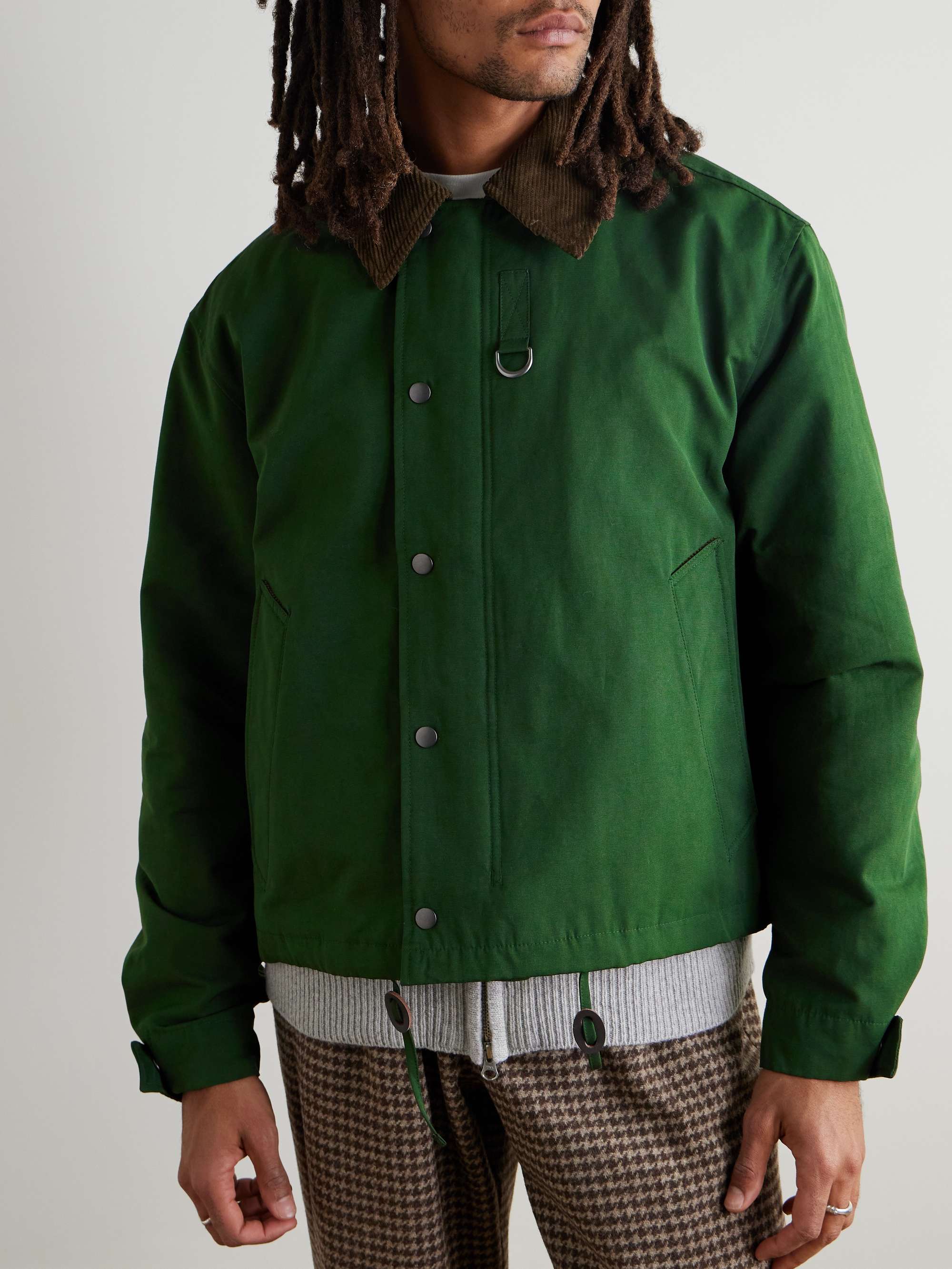 FRIZMWORKS Corduroy-Trimmed Cotton-Blend Jacket for Men | MR