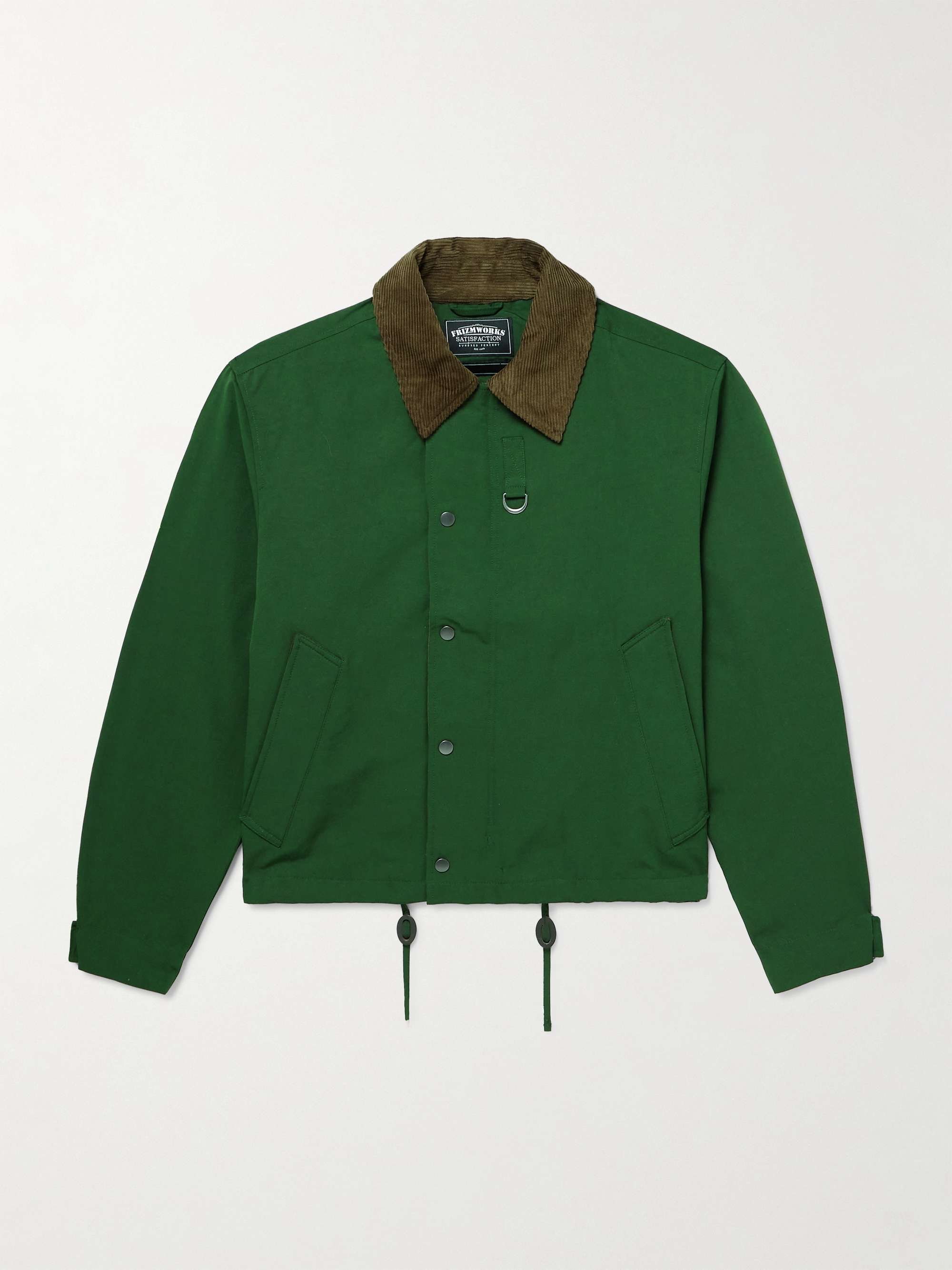 FRIZMWORKS Corduroy-Trimmed Cotton-Blend Jacket for Men | MR