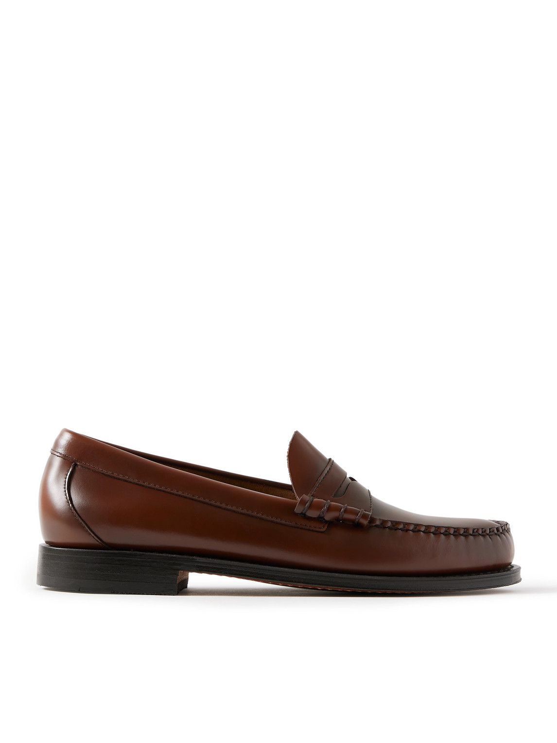 G.H. BASS Weejuns Heritage Larson Leather Penny Loafers