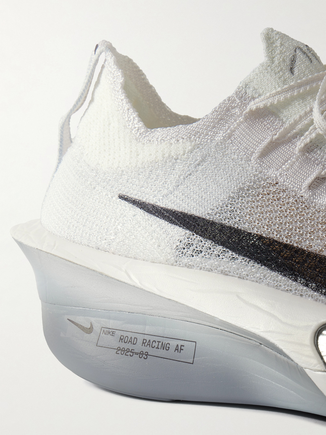 Nike Alphafly 3 Road Racing Atomknit Sneakers In White
